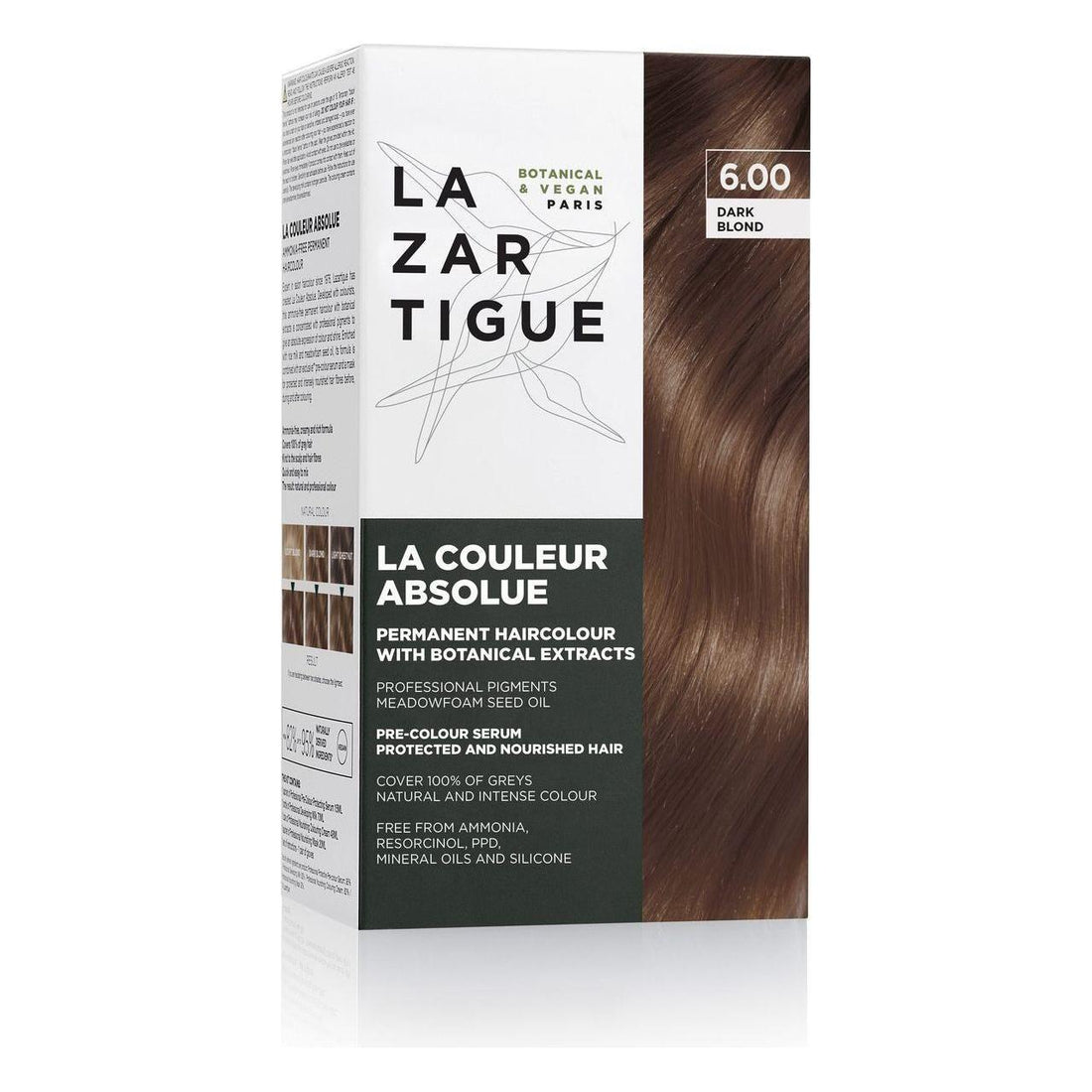 Lazartigue La Couleur Absolue Permanent Hair Color Kit 6.00 Dark Blond by Pasteur Pharmacy