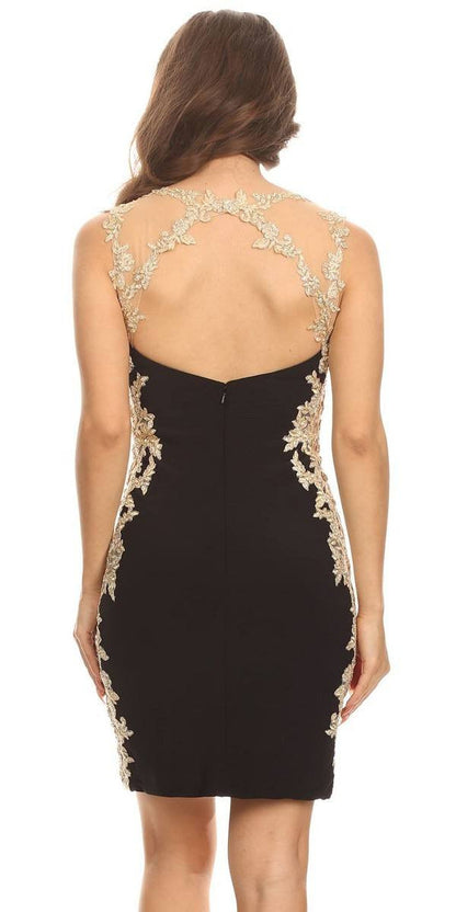 CLEARANCE - Eureka 6016 Lace Applique Sweetheart Short Cocktail Dress (Size XS) by DiscountDressShop