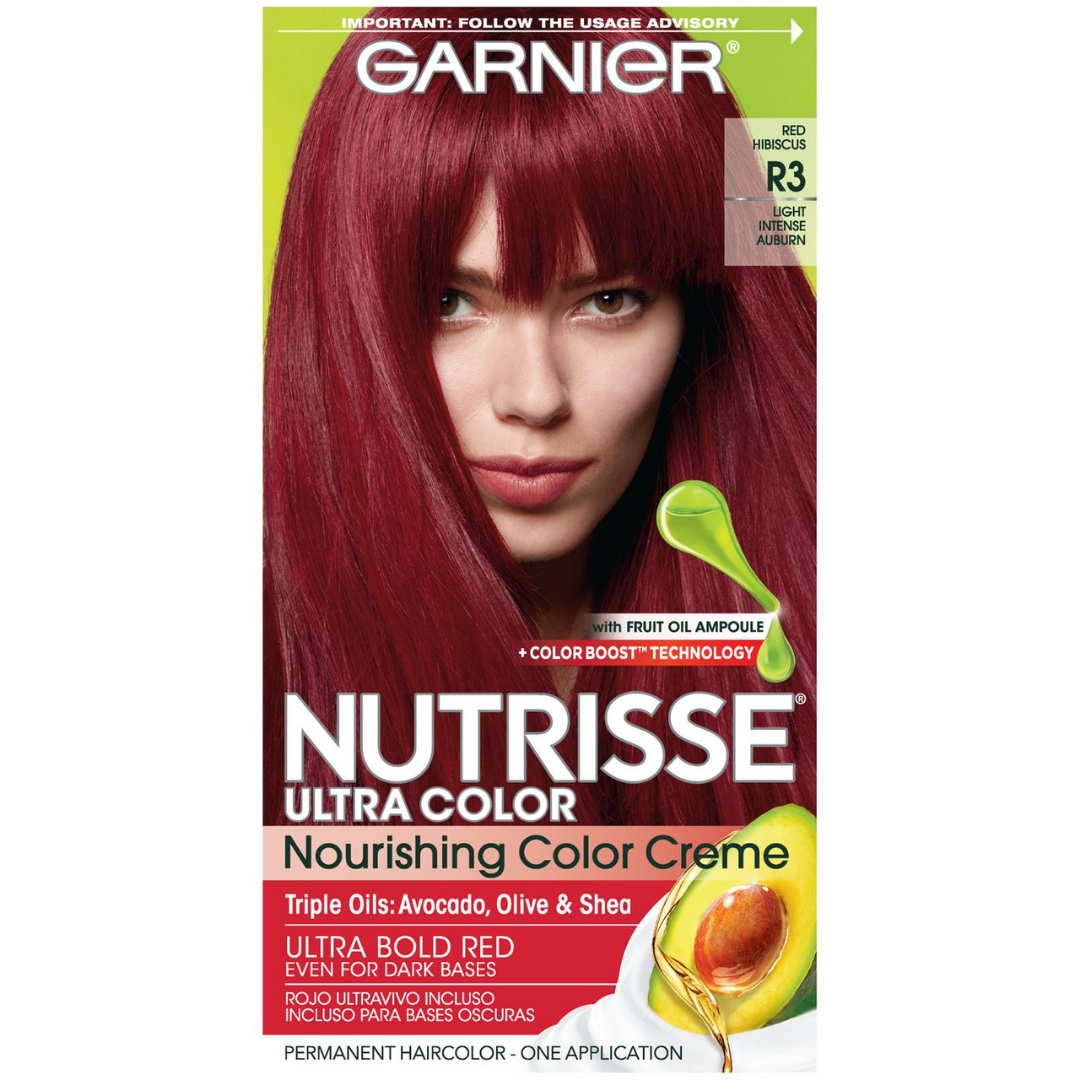 Garnier Nutrisse Ultra Color R3 Hibiscus Red (Kit) by Farmacias Savia