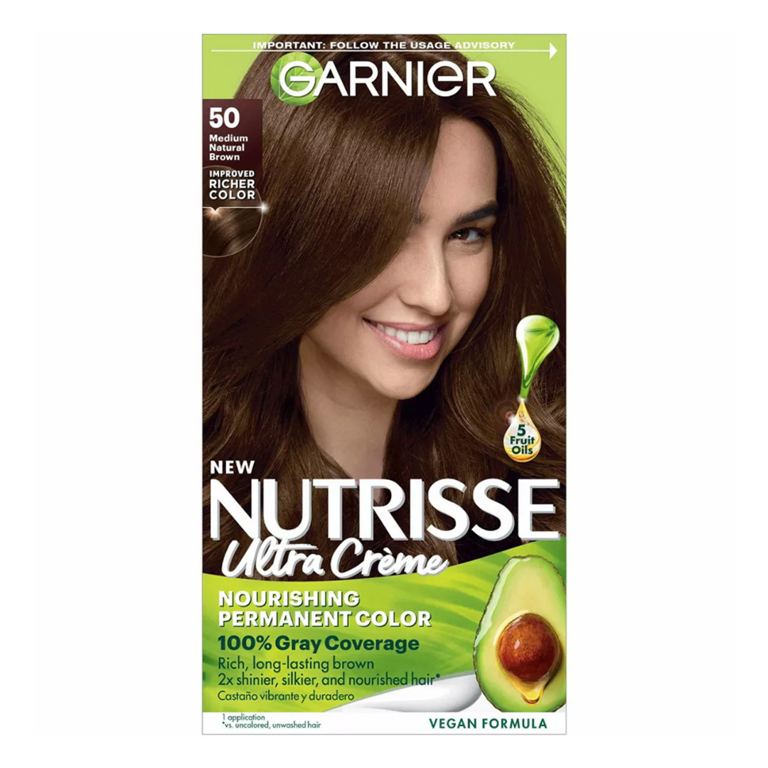 Garnier Nutrisse Ultra Crème 50 Medium Natural Brown (Kit) by Farmacias Savia