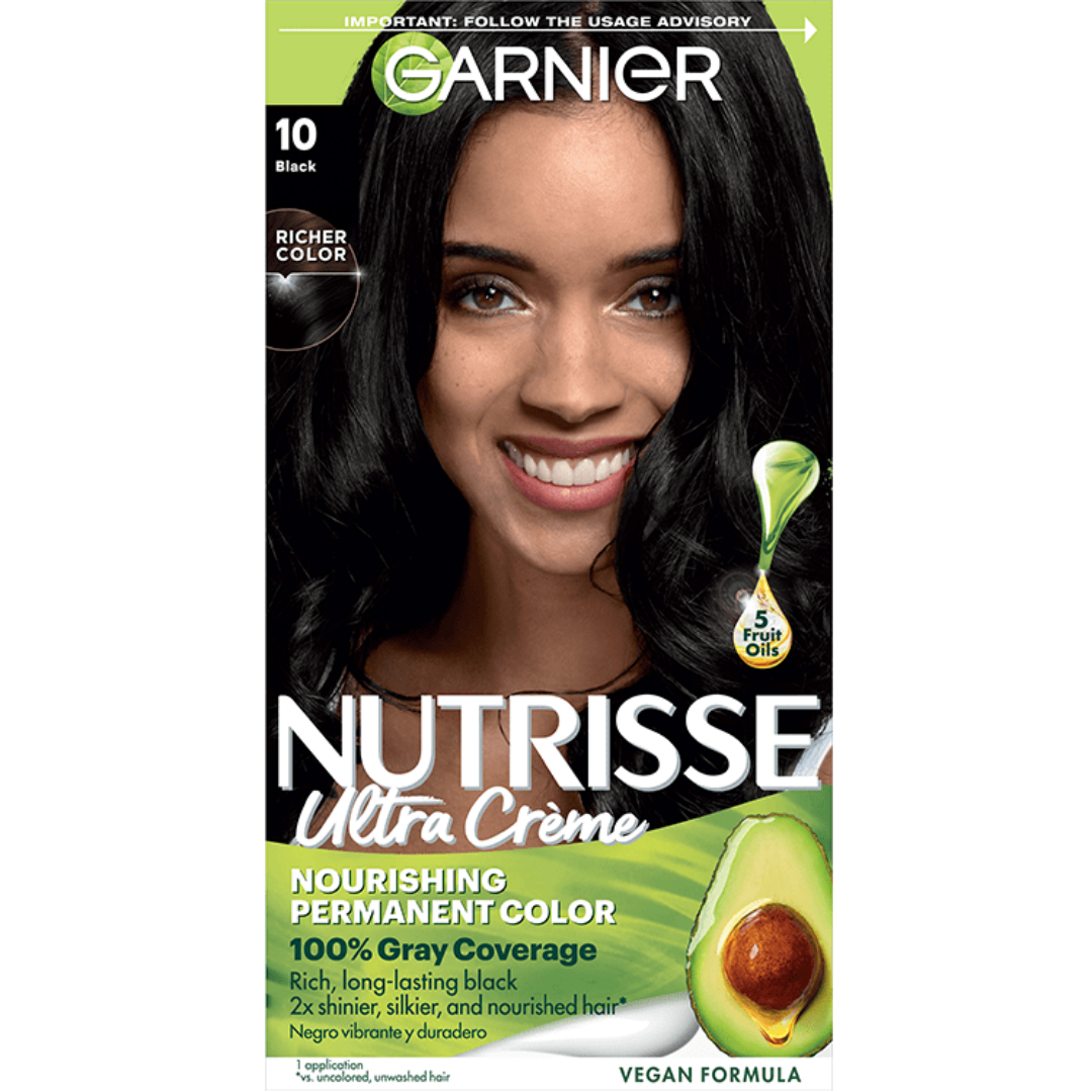 Garnier Nutrisse Ultra Crème 10 Black (Kit) by Farmacias Savia