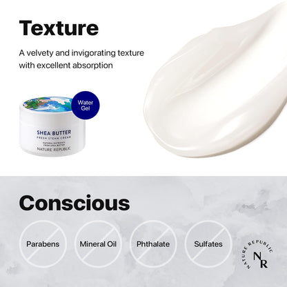 Nature Republic Shea Butter Fresh Steam Cream by AsiaBeautyMall