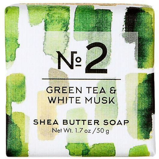 Via Mercato Nro. 2 Shea Butter Soap (Green Tea &amp; White Musk) 1.7oz by Pasteur Pharmacy