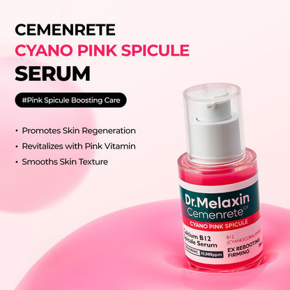 Dr. Melaxin Cemenrete Cyano Pink Spicule Serum by AsiaBeautyMall