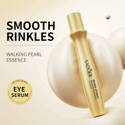 Snail Face Cream + Retinol Eye Massage Roller Serum 2Pcs Moisturizing Eye Bag Face Cream Korean Skin Care Products by Korean Skin Care