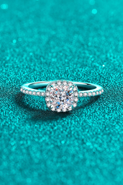 1 Carat Sparkala™ 925 Sterling Silver Halo Ring by Sparkala