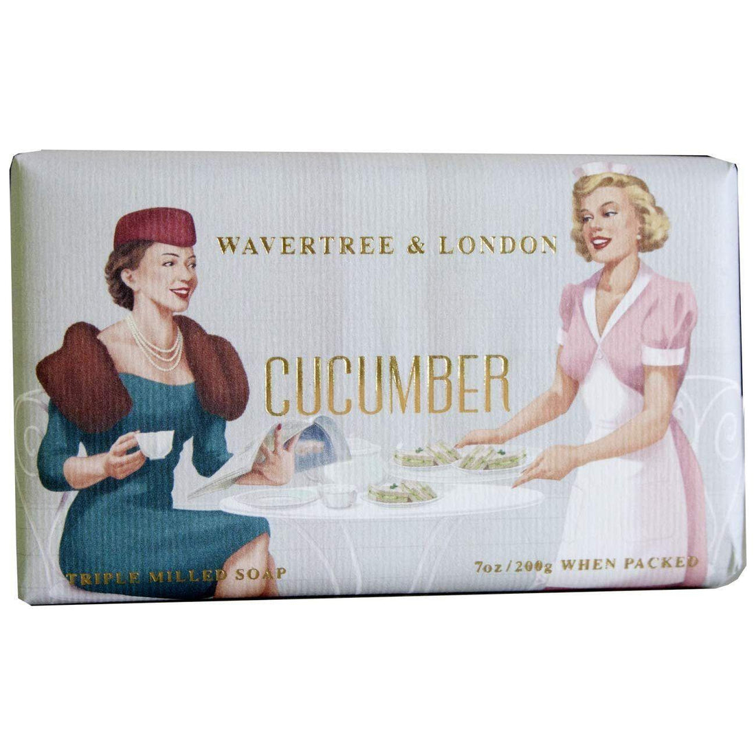 Wavertree &amp; London Cucumber Luxury Soap Bar 7 Ounces by Pasteur Pharmacy