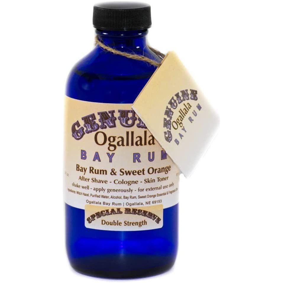 Ogallala Bay Rum &amp; Sweet Orange Double Strength Pre-Shave - After Shave - Skin Toner 8 Oz by Pasteur Pharmacy