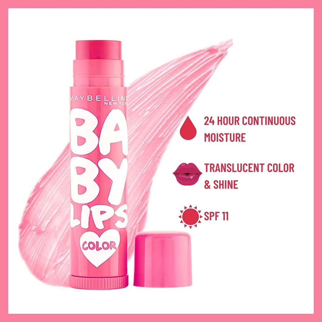 Maybelline New York Baby Lips Lip Balm - Pink Lolita and Berry Crush-SPF 20 by Dista