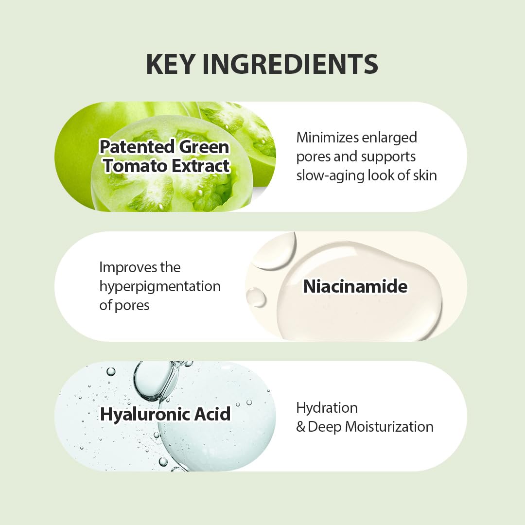 Sungboon Editor Green Tomato Pore Lifting Ampoule+ by AsiaBeautyMall