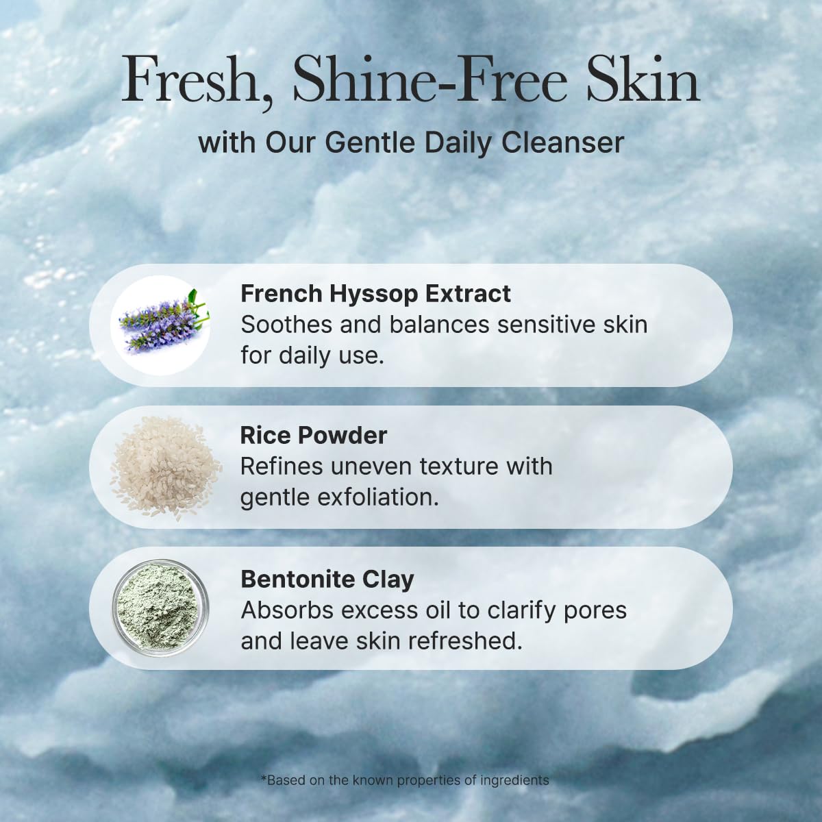 Arencia Fresh Blue Hyssop Rice Mochi Cleanser by AsiaBeautyMall