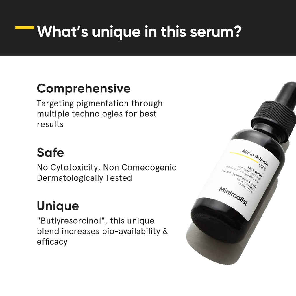 Minimalist Alpha Arbutin 02% Face Serum by Dista