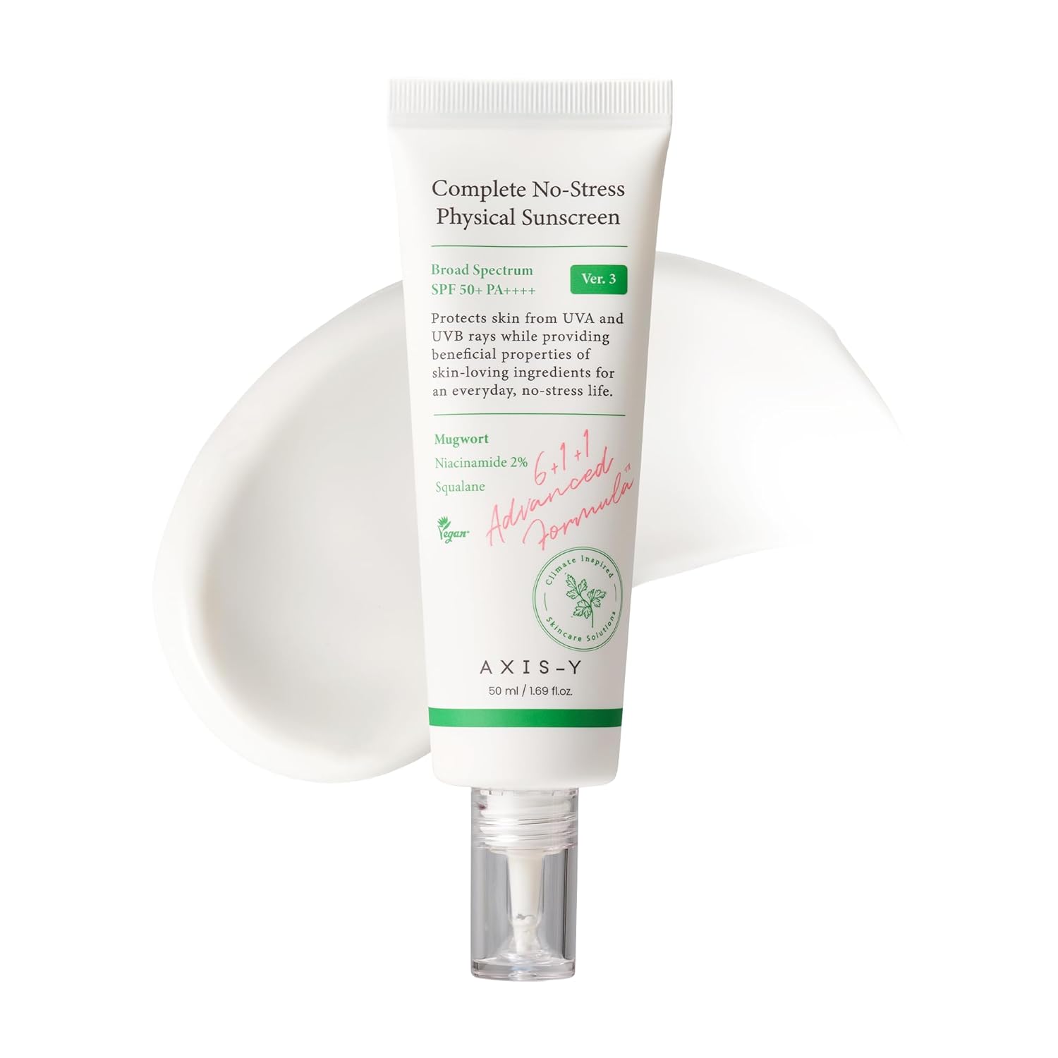 AXIS-Y Complete No-Stress Physical Sunscreen SPF50+ PA++++ by AsiaBeautyMall