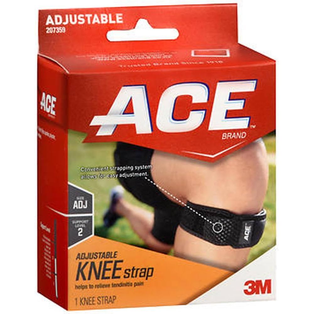 ACE Brand Dual Knee Strap, Adjustable Support, One Size – Targeted Pressure for Patellar Tendonitis by Pasteur Pharmacy