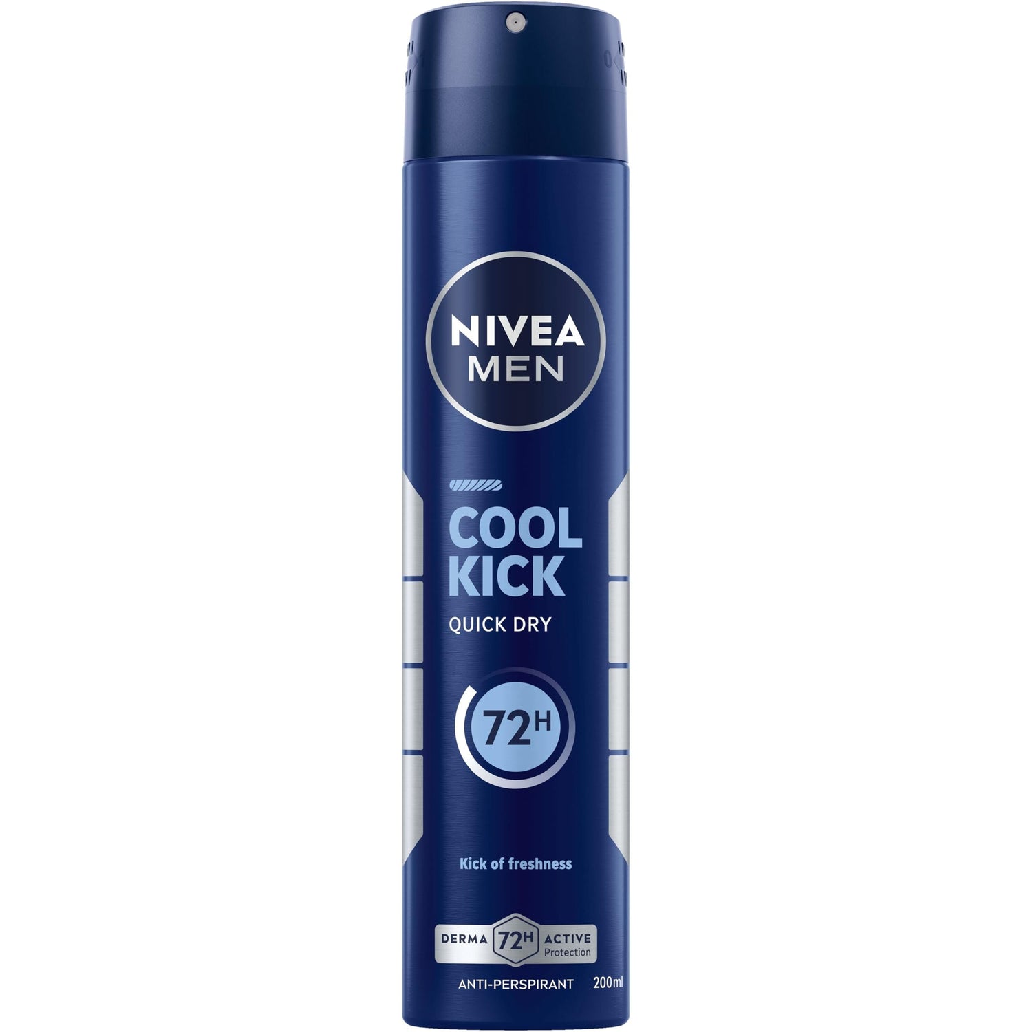 NIVEA MEN Deodorant Spray for Men Cool Kick Fresh Scent 72h 200ml by Pasteur Pharmacy