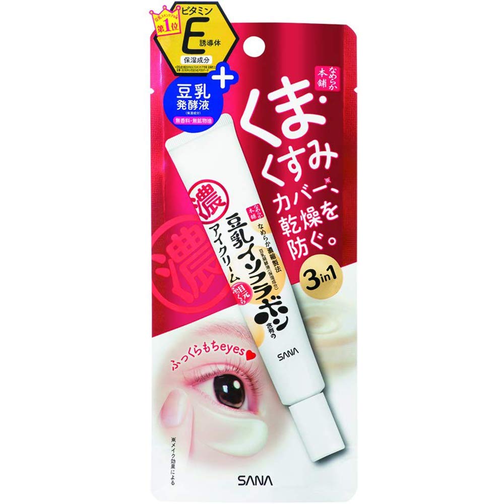 Sana Nameraka Honpo Soy Milk Sheer &amp; Moisture Eye Cream by AsiaBeautyMall