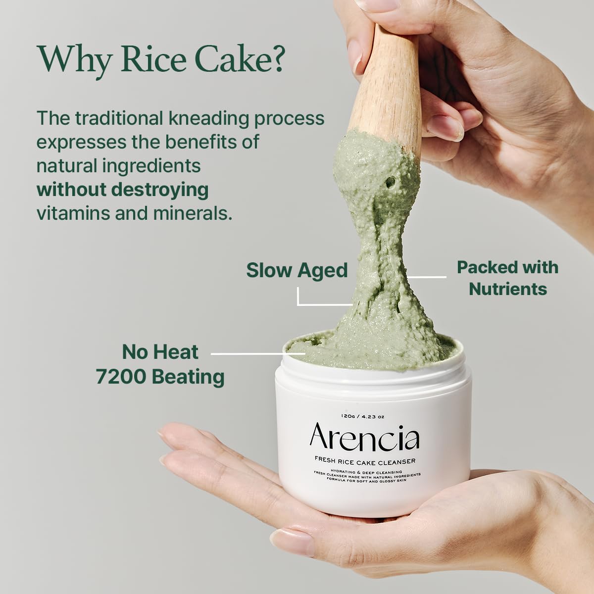 Arencia Fresh Green Rich Mochi Cleanser by AsiaBeautyMall