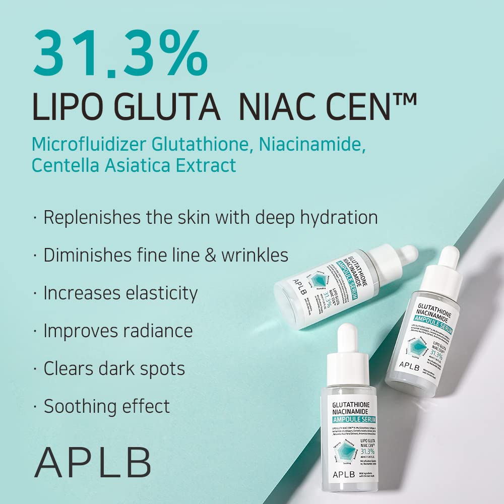 APLB Glutathione Niacinamide Ampoule Serum by AsiaBeautyMall