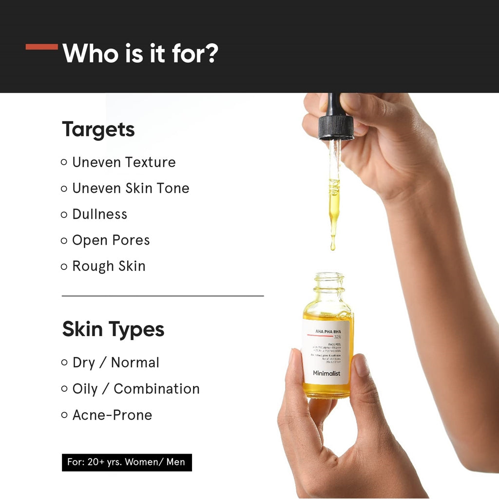 Minimalist 32% AHA PHA BHA Face Peel by Dista