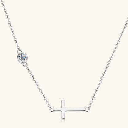 Cross 925 Sterling Silver Sparkala™ Necklace by Sparkala