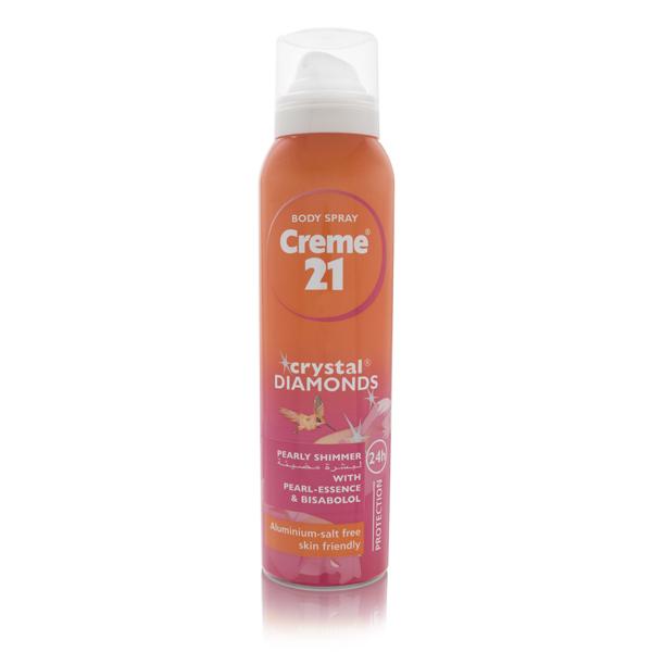 Fa Pink Passion Crystal Diamonds Body Spray 24h Protection &amp; Pearly Shimmer 150ml