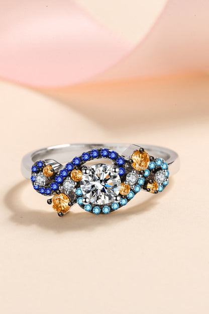 Sparkala™ Contrast 925 Sterling Silver Ring by Sparkala
