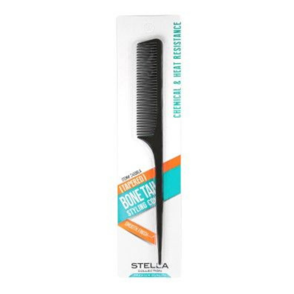 Stella Collection Tapered Bone Tail Styling Comb by Farmacias Savia