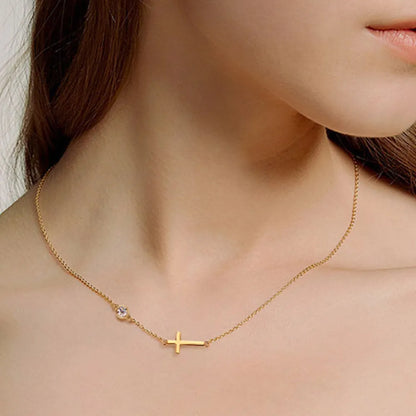 Cross 925 Sterling Silver Sparkala™ Necklace by Sparkala