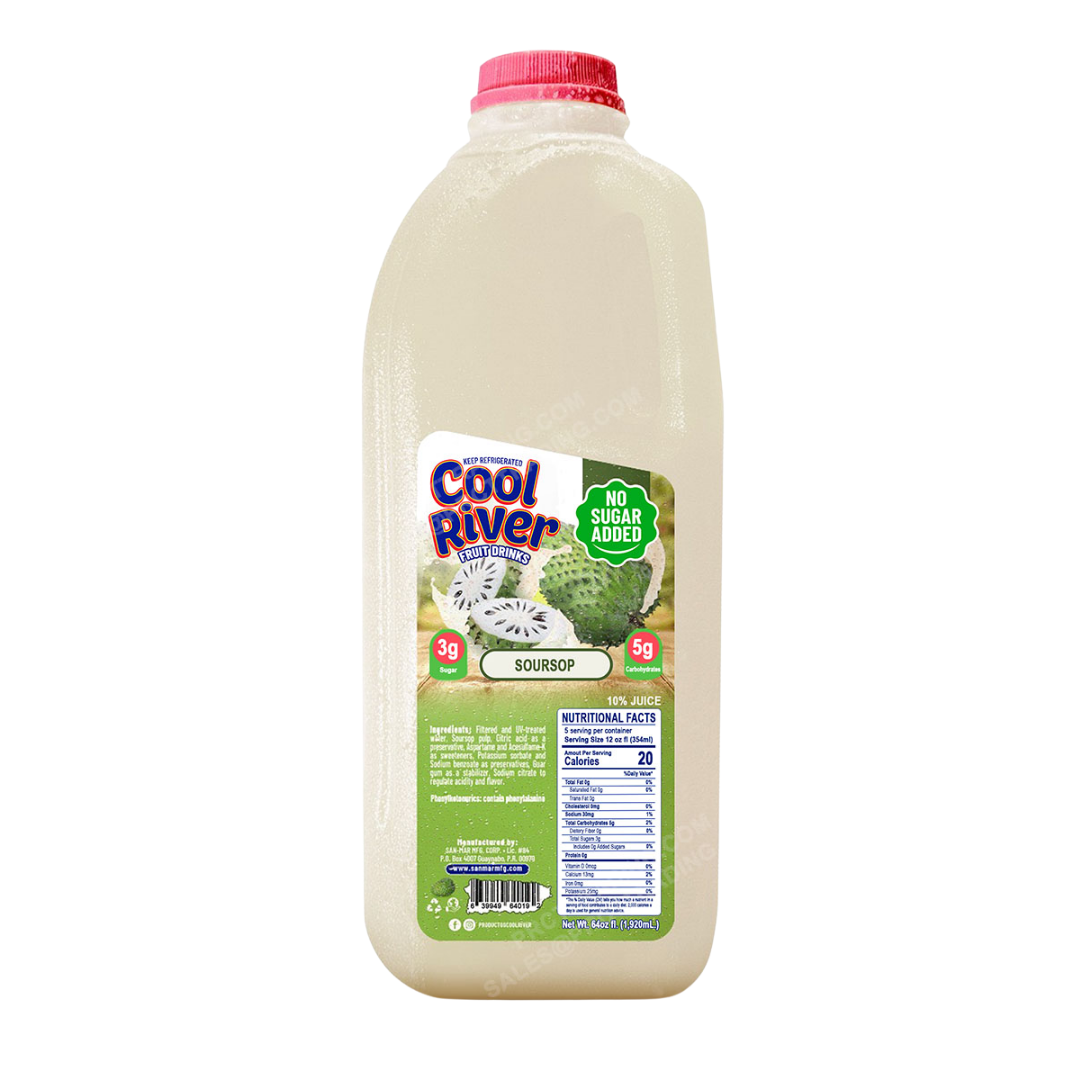 Cool River Guanabana Drink (52oz) by Farmacias Savia