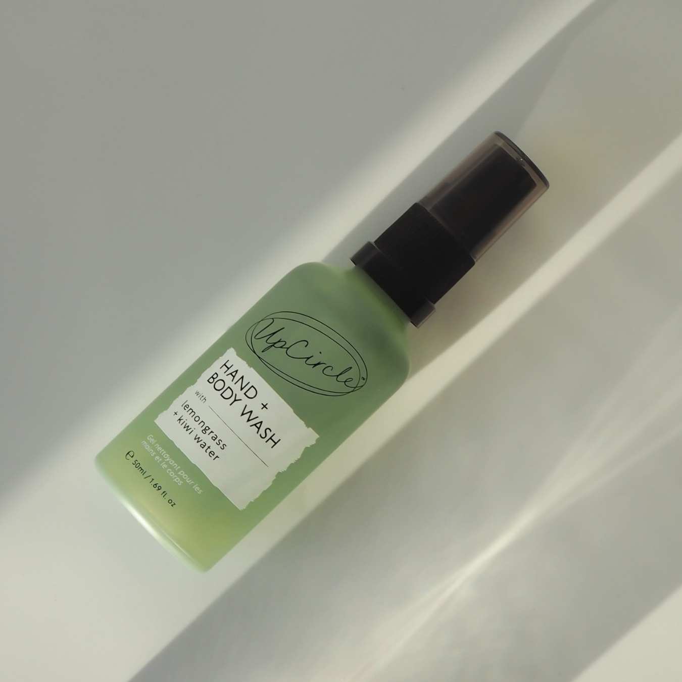 Natural Hand + Body Wash with Lemongrass - Travel Size by UpCircle