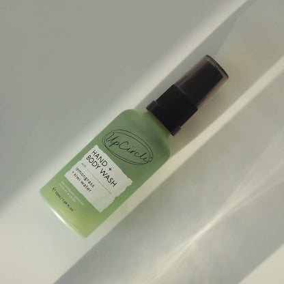 Natural Hand + Body Wash with Lemongrass - Travel Size by UpCircle