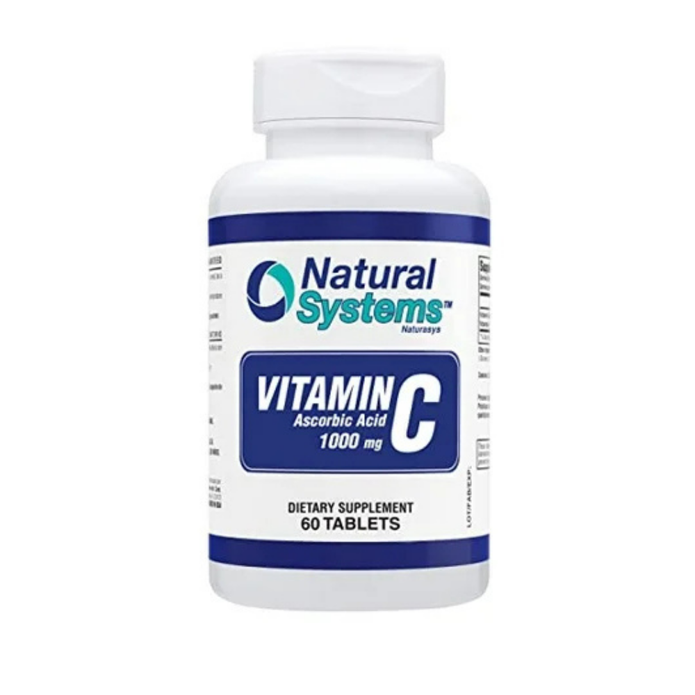 Natural Systems Vitamin C Ascorbic Acid (1000 mg 60 ct) by Farmacias Savia