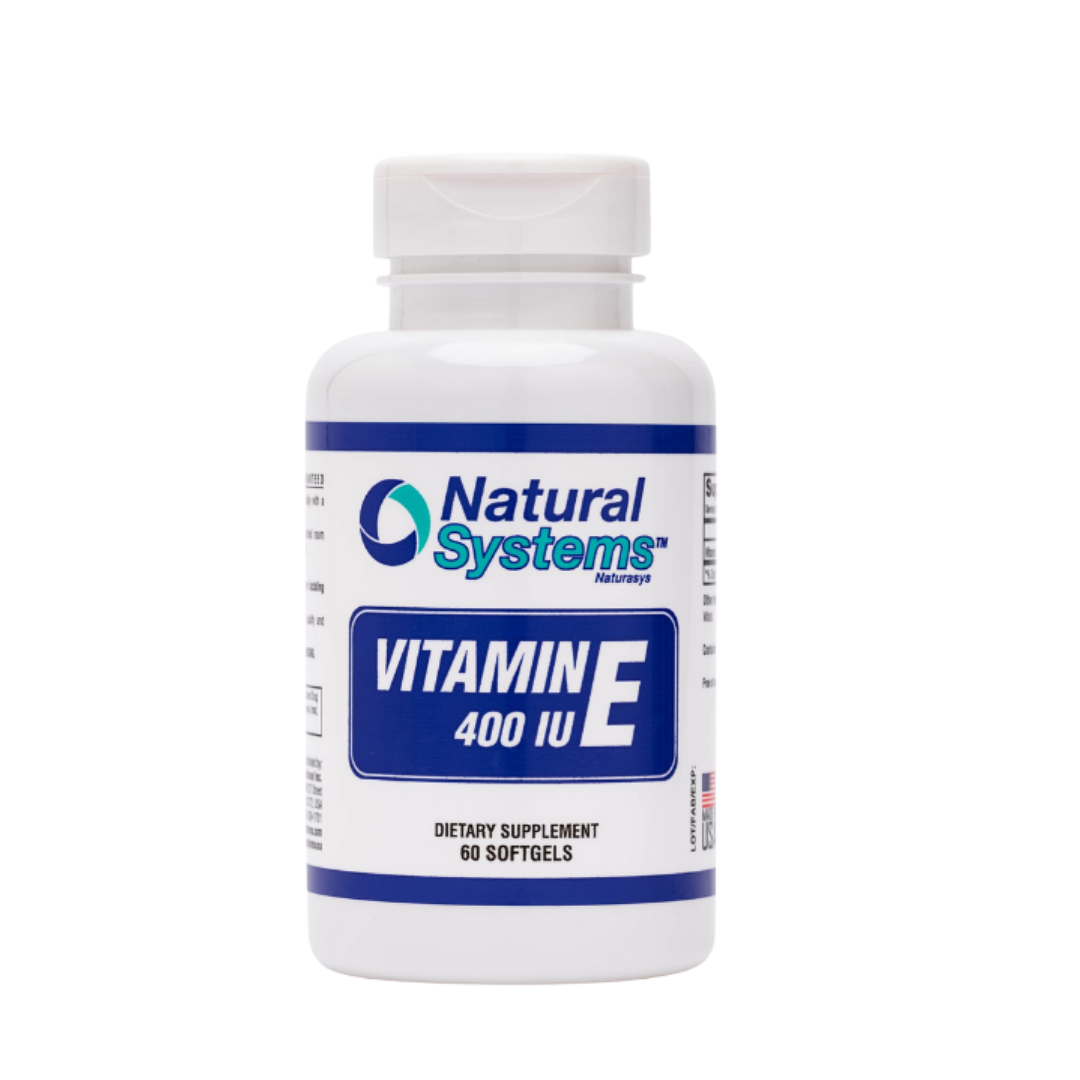 Natural Systems Vitamin E 400 IU Antioxidant Softgels (60ct) by Farmacias Savia