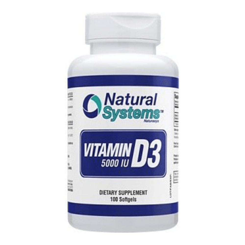 Natural Systems Vitamin D3 (5000 IU 100 ct) by Farmacias Savia