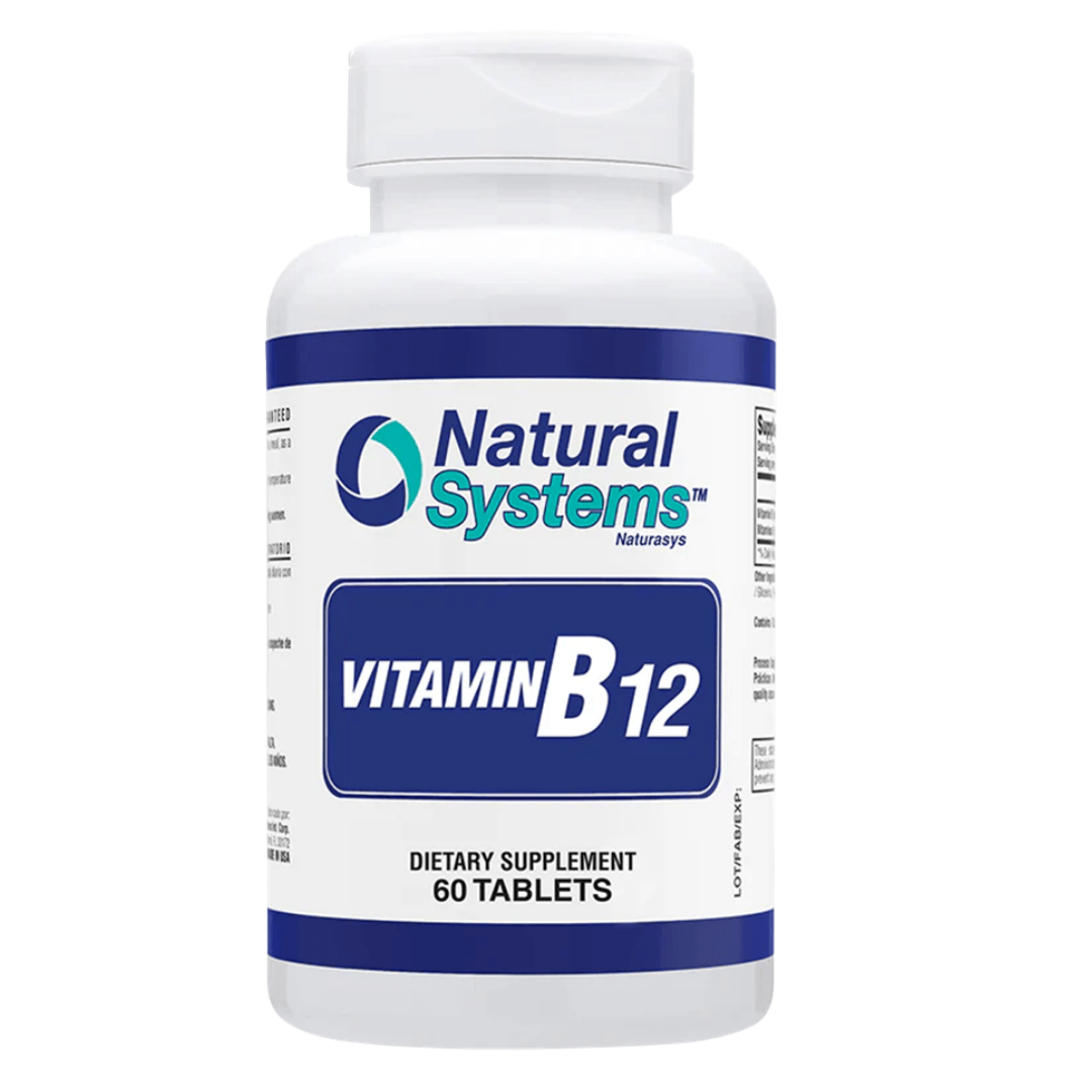 Natural Systems Vitamin B12 Energy Support (60 Tablets) by Farmacias Savia