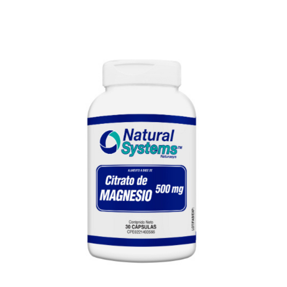 Natural Systems Magnesium Citrate (500 mg 30 ct) by Farmacias Savia