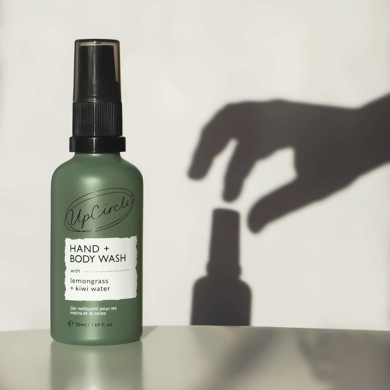 Natural Hand + Body Wash with Lemongrass - Travel Size by UpCircle