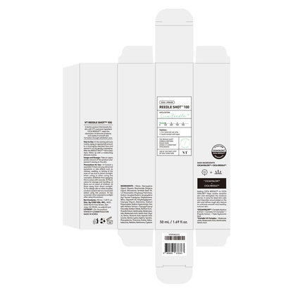 CICA Reedle Shot 100, Spicule Microneedling Serum for Pore Care &amp; Exfoliation, Exosome, Centella Asiatica for Glass Skin, Skin Texture, Korean Liquid Skin Booster (1.69 Fl Oz / 50Ml) by Korean Skin Care