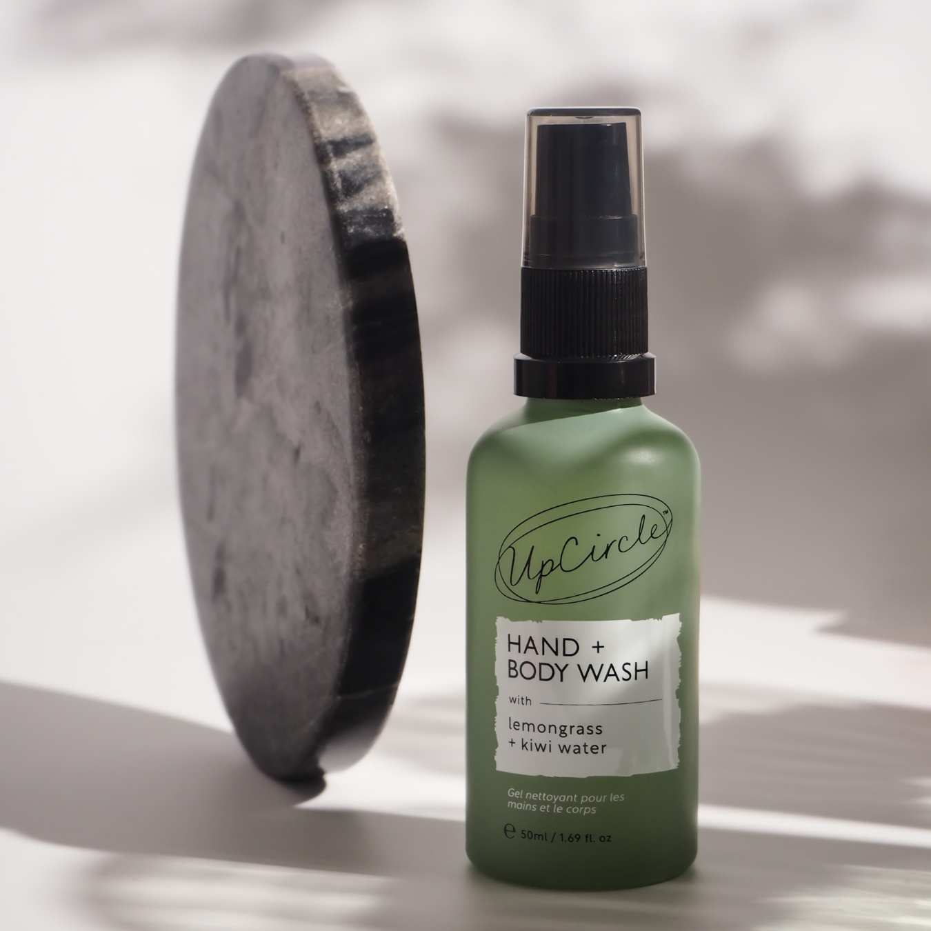 Natural Hand + Body Wash with Lemongrass - Travel Size by UpCircle