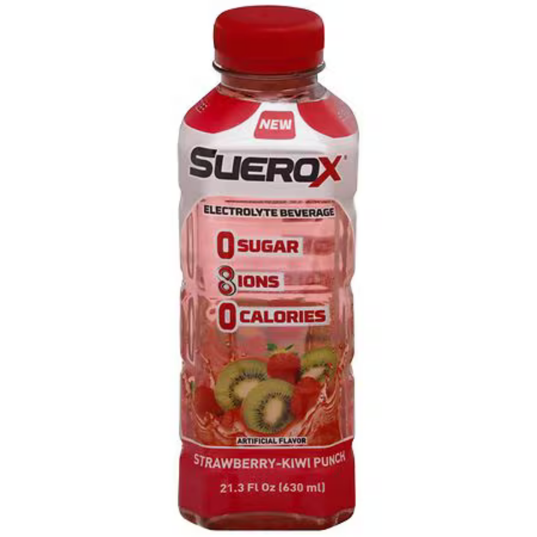 Suerox Zero Sugar Fruit Punch Electrolyte Beverage 21.3oz by Farmacias Savia