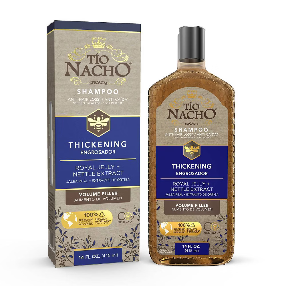 Tío Nacho Thickening Shampoo with Royal Jelly &amp; Nettle Extract (14 fl oz) by Farmacias Savia