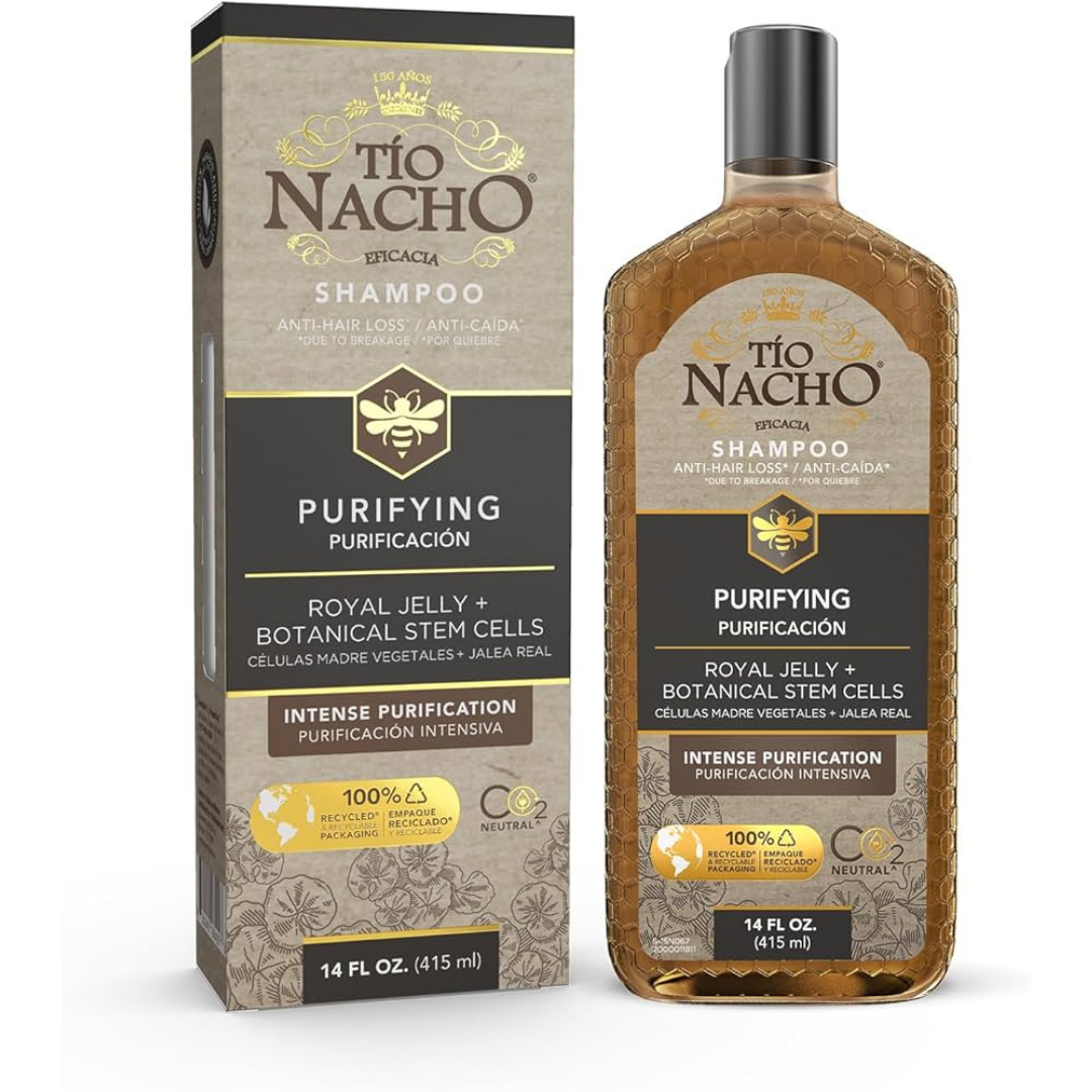 Tio Nacho Purifying Shampoo Royal Jelly + Botanical Stem Cells (14oz) by Farmacias Savia