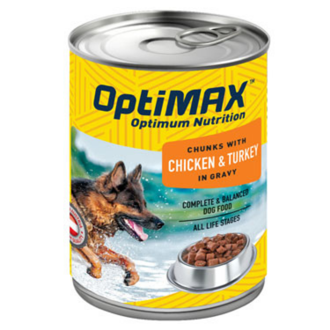 Optimax Chicken &amp; Turkey Wet Dog Food 14.6oz by Farmacias Savia