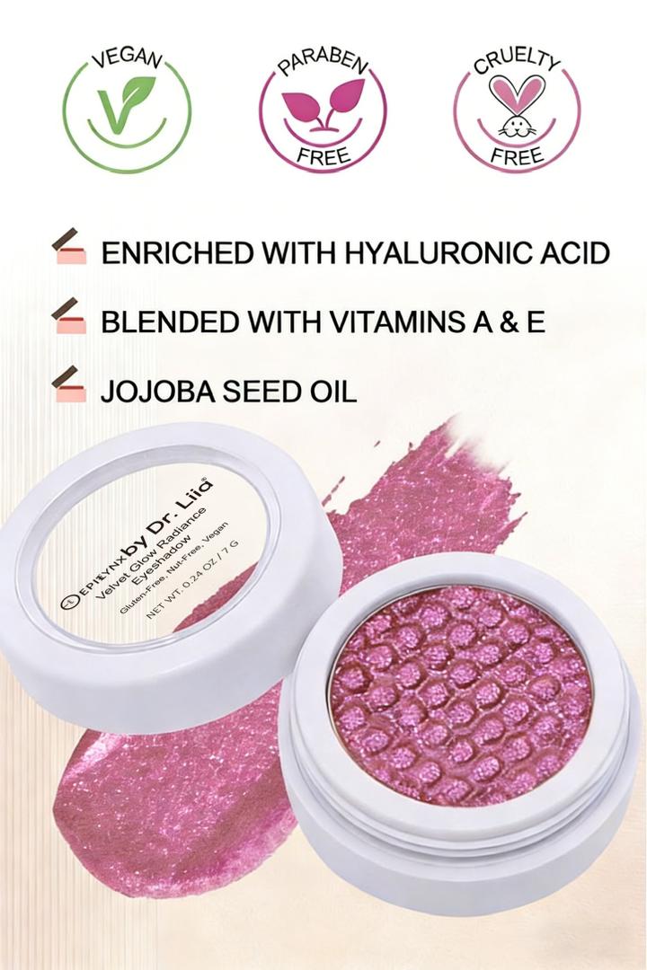Velvet Glow Radiance Eyeshadow - Vegan, Gluten-Free, Nut-Free, Egg-Free by EpiLynx