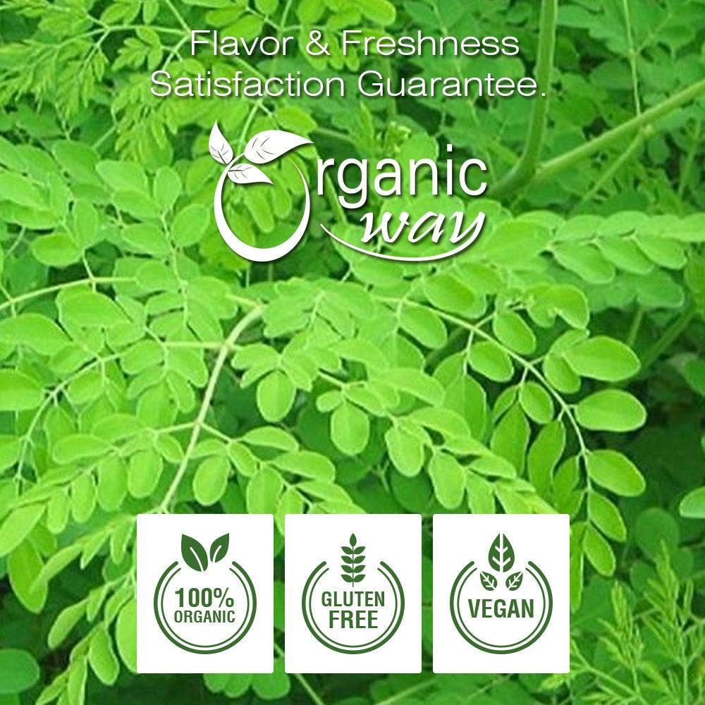 Organic Moringa Leaf Powder by Dragonfly Elements
