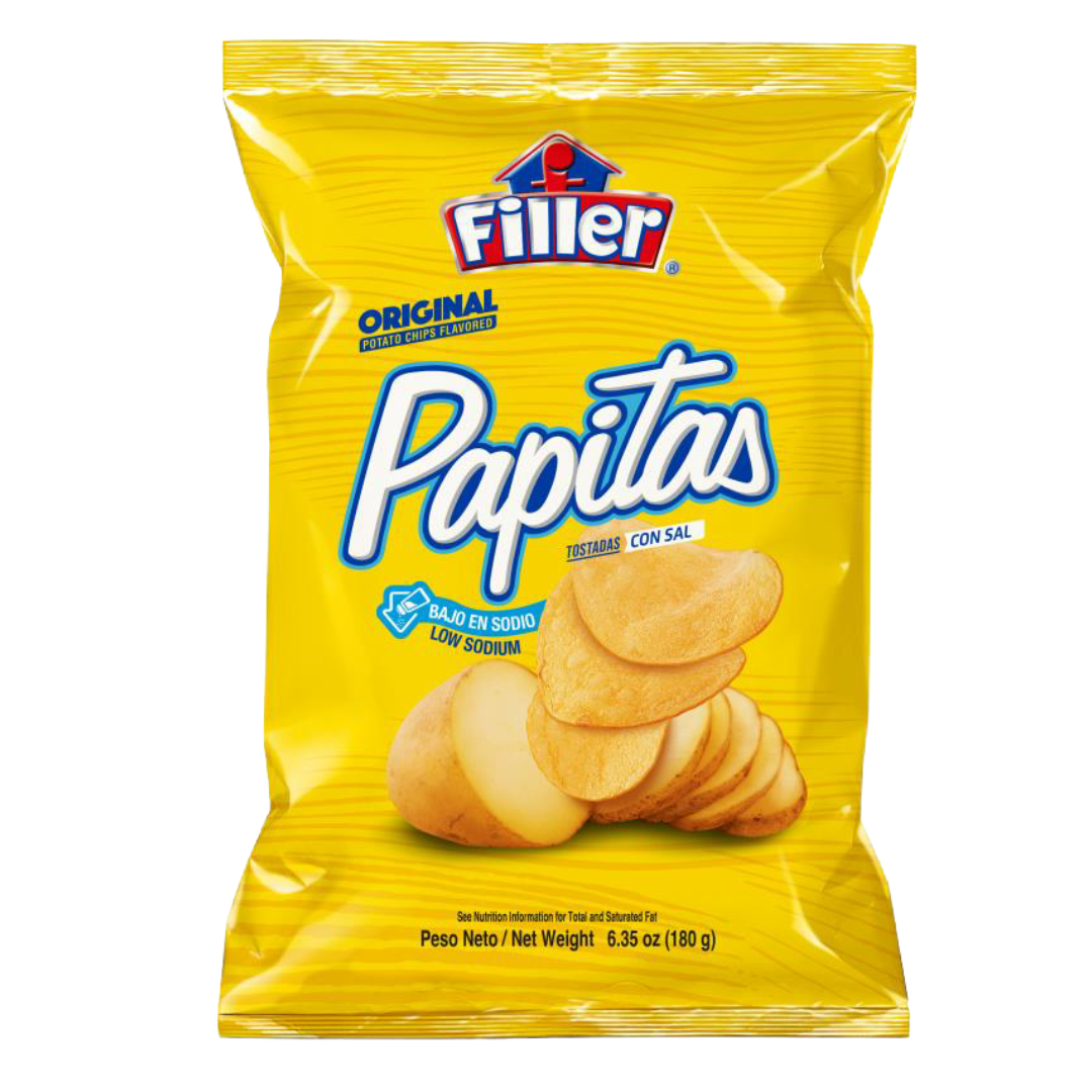 Filler Papas Regular Potato Chips (6.35oz) by Farmacias Savia