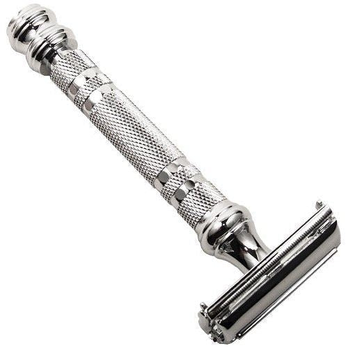Parker 66r Chrome Heavy Weight Double Edge Safety Razor by Pasteur Pharmacy