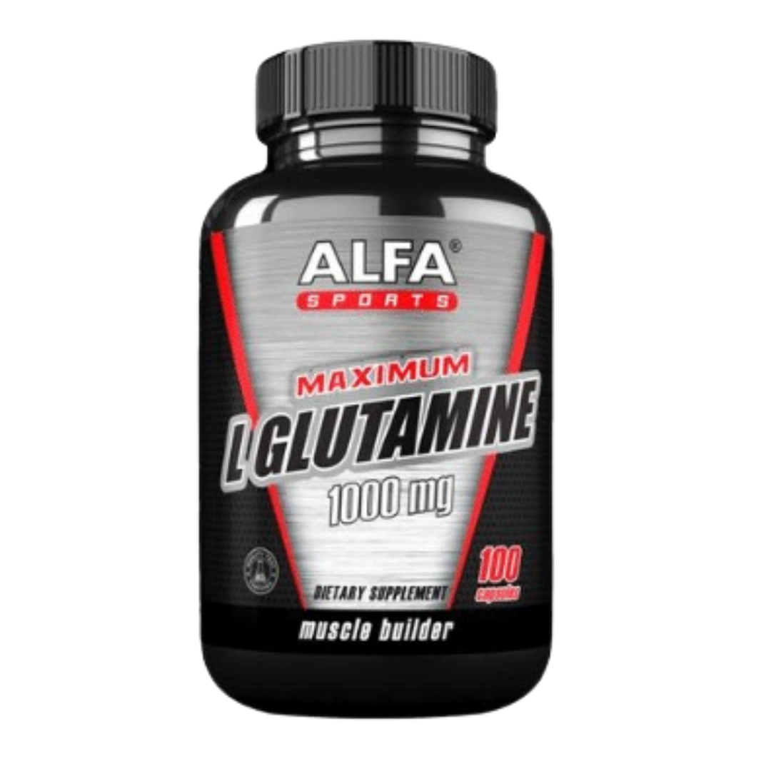 Alfa Max L-Glutamine Capsules (100 Count) by Farmacias Savia