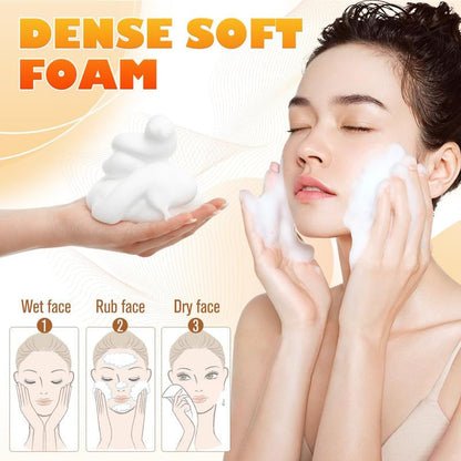 1Pcs Turmeric Facial Cleanser,Urmeric Facial Cleanser，Turmeric Foaming Cleanser,Deep Cleansing of Facial Skin， Turmeric Foaming Cleanser for All Skin by Korean Skin Care