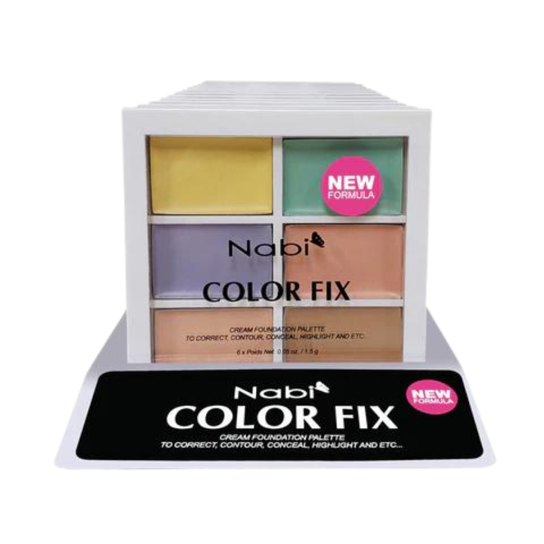 Nabi Color Fix Cream Foundation Palette – Correct, Contour &amp; Highlight by Farmacias Savia